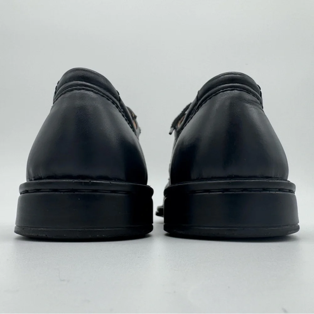 Josef Seibel Douglas Black Leather Oxford Size 45/11-11.5